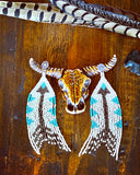 Beaded Fringe Earrings; Pathfinder