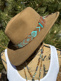 Turquoise Hatband; Silverthorne