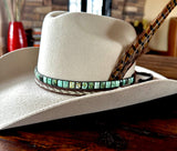 Blue Mesa; Peruvian Turquoise Hatband