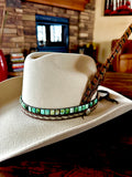 Blue Mesa; Peruvian Turquoise Hatband