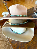 Blue Mesa; Peruvian Turquoise Hatband