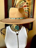 Blue Mesa; Peruvian Turquoise Hatband