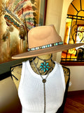 Blue Mesa; Peruvian Turquoise Hatband