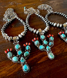 Blooming Cactus Pendant Necklace