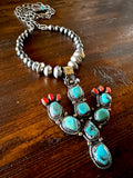 Blooming Cactus Pendant Necklace