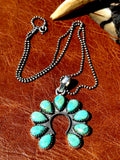 Kingman Petite Naja Necklace; Sterling Silver