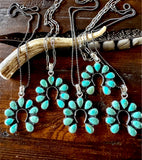Kingman Petite Naja Necklace; Sterling Silver