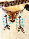 Beaded Fringe Earrings; Pathfinder