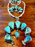 Adjustable Naja and Turquoise Necklace