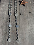 Buffalo Nickel, Long Paperclip Chain Lariat