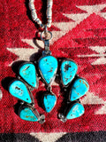 Adjustable Naja and Turquoise Necklace