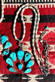 Adjustable Naja and Turquoise Necklace