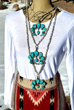 Adjustable Naja and Turquoise Necklace