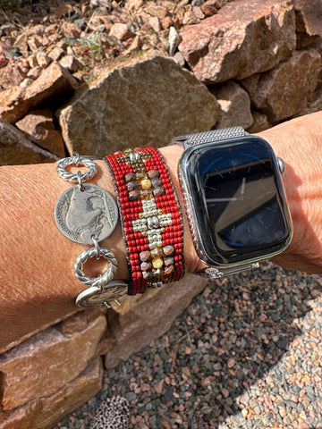 Buffalo Nickel Charm Bracelet