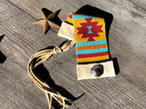 Southwestern Loom Cuff Bracelet, Saltillo Serape