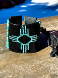 ZIA Southwestern Turquoise Cuff Bracelet