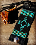 ZIA Southwestern Turquoise Cuff Bracelet