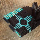 ZIA Southwestern Turquoise Cuff Bracelet