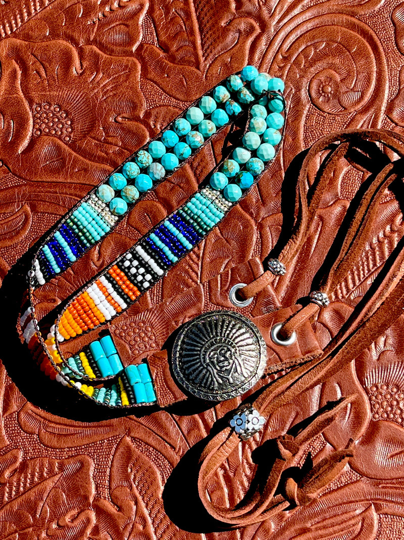 Serape Western Hatband, La Gringa