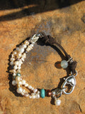 Pearlz, Pearlz, Pearlz......Suede and Pearl Mix - Boho Chic