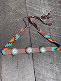 Turquoise Concho Hatband; Sundance