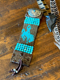 Busted Bronc Turquoise Cuff Bracelet