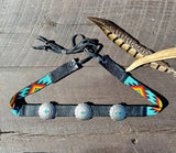 Turquoise Concho Hatband; Sundance